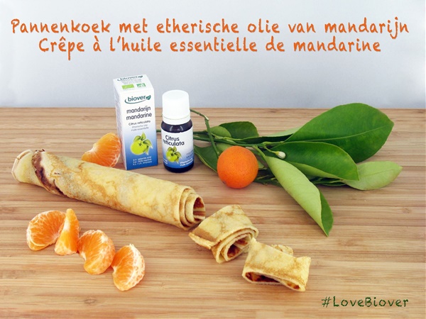 Biover crêpes à l'huile essentielle de mandarine