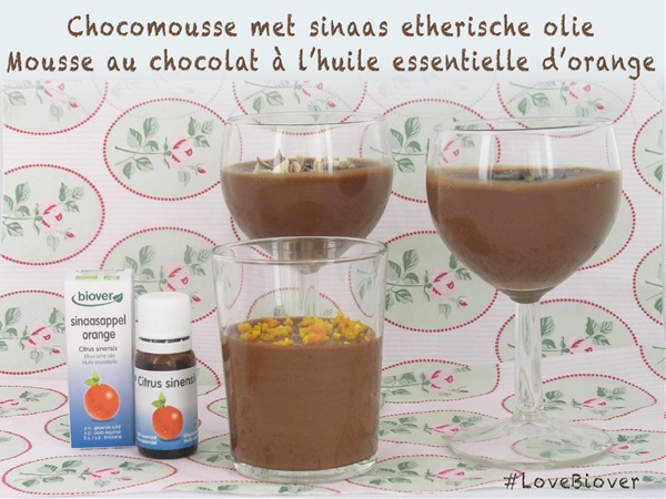 Biover Mousse au chocolat à l'huile essentielle d'orange